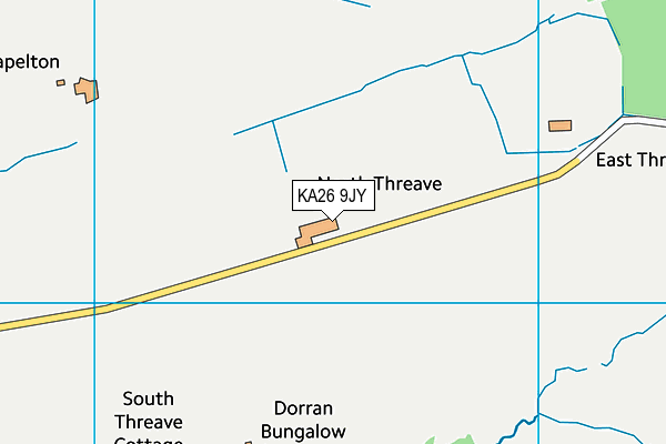 KA26 9JY map - OS VectorMap District (Ordnance Survey) KA26 9JY map - OS VectorMap District (Ordnance Survey)