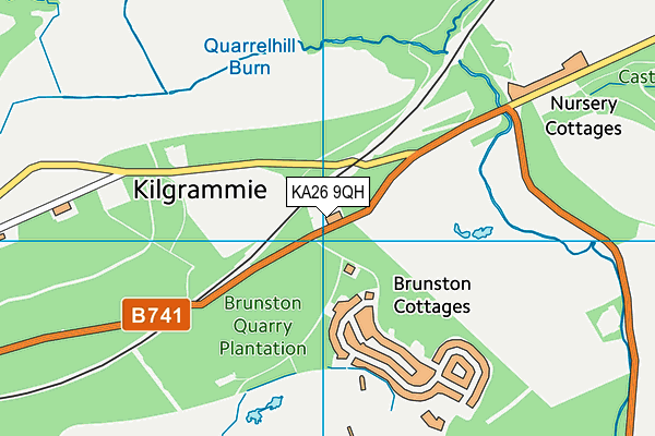 KA26 9QH map - OS VectorMap District (Ordnance Survey) KA26 9QH map - OS VectorMap District (Ordnance Survey)