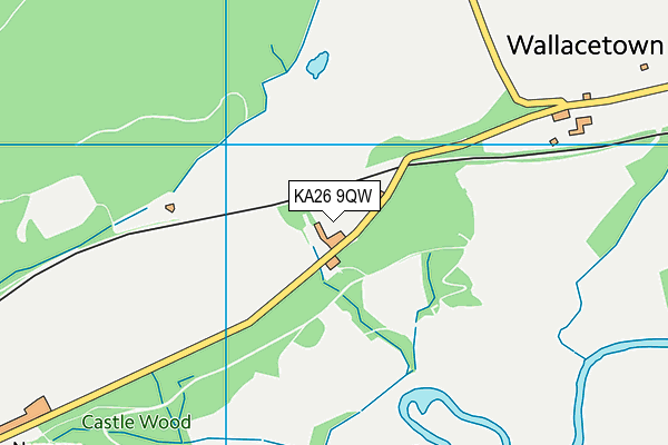 KA26 9QW map - OS VectorMap District (Ordnance Survey) KA26 9QW map - OS VectorMap District (Ordnance Survey)