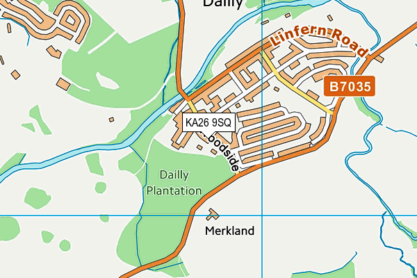 KA26 9SQ map - OS VectorMap District (Ordnance Survey) KA26 9SQ map - OS VectorMap District (Ordnance Survey)