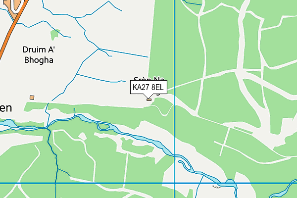 KA27 8EL map - OS VectorMap District (Ordnance Survey) KA27 8EL map - OS VectorMap District (Ordnance Survey)