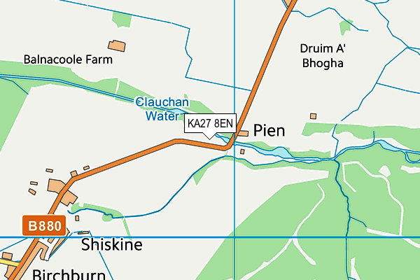 KA27 8EN map - OS VectorMap District (Ordnance Survey) KA27 8EN map - OS VectorMap District (Ordnance Survey)
