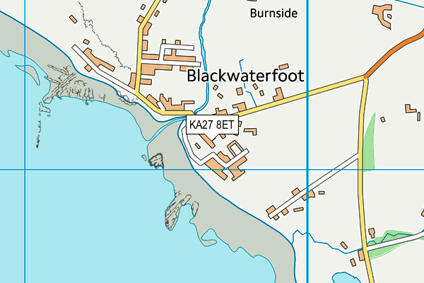 KA27 8ET map - OS VectorMap District (Ordnance Survey) KA27 8ET map - OS VectorMap District (Ordnance Survey)