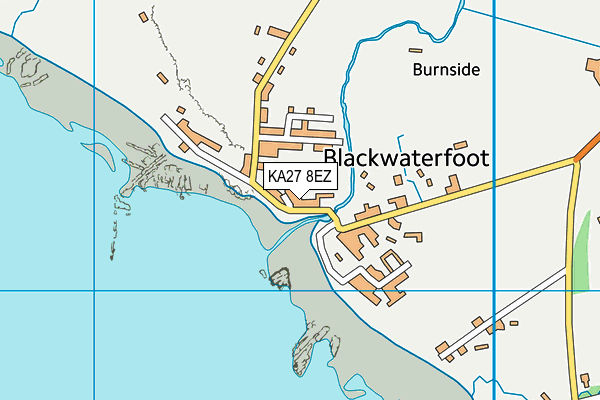 KA27 8EZ map - OS VectorMap District (Ordnance Survey)