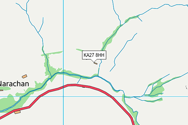 KA27 8HH map - OS VectorMap District (Ordnance Survey) KA27 8HH map - OS VectorMap District (Ordnance Survey)