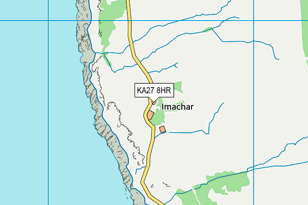 KA27 8HR map - OS VectorMap District (Ordnance Survey) KA27 8HR map - OS VectorMap District (Ordnance Survey)