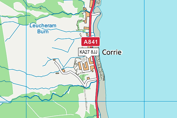 KA27 8JJ map - OS VectorMap District (Ordnance Survey) KA27 8JJ map - OS VectorMap District (Ordnance Survey)