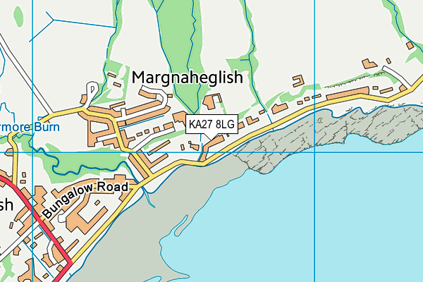 KA27 8LG map - OS VectorMap District (Ordnance Survey) KA27 8LG map - OS VectorMap District (Ordnance Survey)