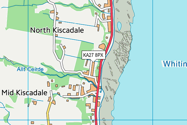 KA27 8PX map - OS VectorMap District (Ordnance Survey) KA27 8PX map - OS VectorMap District (Ordnance Survey)