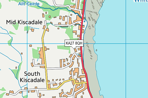 KA27 8QH map - OS VectorMap District (Ordnance Survey) KA27 8QH map - OS VectorMap District (Ordnance Survey)