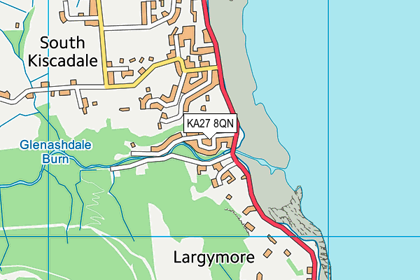 KA27 8QN map - OS VectorMap District (Ordnance Survey) KA27 8QN map - OS VectorMap District (Ordnance Survey)