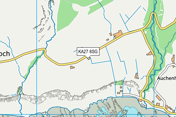 KA27 8SG map - OS VectorMap District (Ordnance Survey) KA27 8SG map - OS VectorMap District (Ordnance Survey)