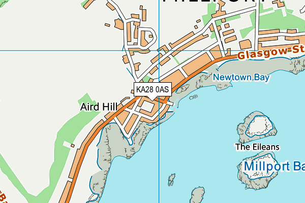 KA28 0AS map - OS VectorMap District (Ordnance Survey) KA28 0AS map - OS VectorMap District (Ordnance Survey)