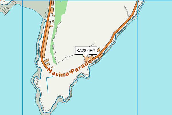 KA28 0EG map - OS VectorMap District (Ordnance Survey) KA28 0EG map - OS VectorMap District (Ordnance Survey)