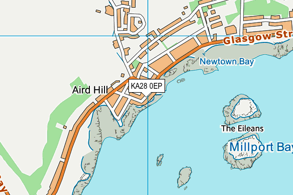 KA28 0EP map - OS VectorMap District (Ordnance Survey) KA28 0EP map - OS VectorMap District (Ordnance Survey)