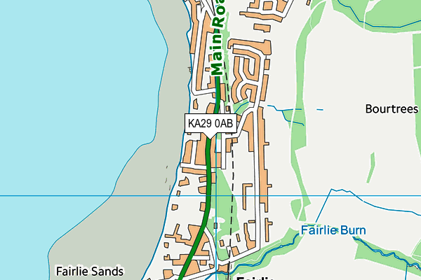 KA29 0AB map - OS VectorMap District (Ordnance Survey) KA29 0AB map - OS VectorMap District (Ordnance Survey)