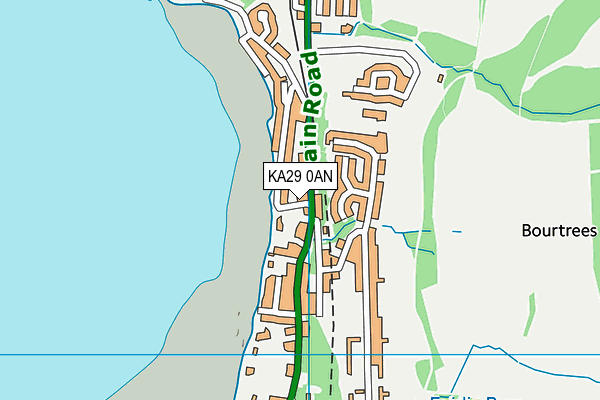 KA29 0AN map - OS VectorMap District (Ordnance Survey) KA29 0AN map - OS VectorMap District (Ordnance Survey)