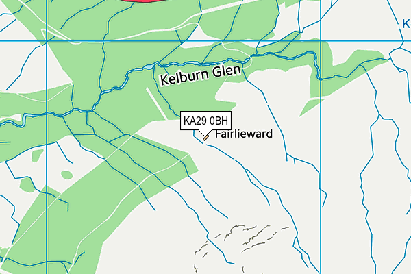 KA29 0BH map - OS VectorMap District (Ordnance Survey) KA29 0BH map - OS VectorMap District (Ordnance Survey)