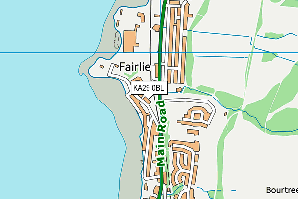 KA29 0BL map - OS VectorMap District (Ordnance Survey) KA29 0BL map - OS VectorMap District (Ordnance Survey)