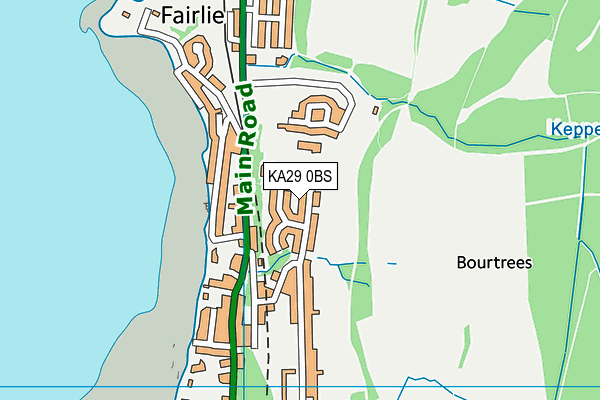 KA29 0BS map - OS VectorMap District (Ordnance Survey) KA29 0BS map - OS VectorMap District (Ordnance Survey)