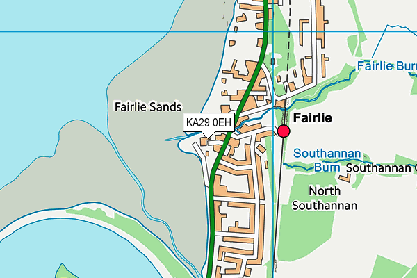 KA29 0EH map - OS VectorMap District (Ordnance Survey) KA29 0EH map - OS VectorMap District (Ordnance Survey)