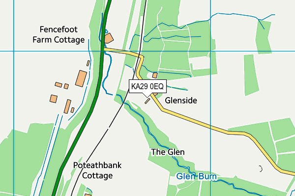 KA29 0EQ map - OS VectorMap District (Ordnance Survey) KA29 0EQ map - OS VectorMap District (Ordnance Survey)