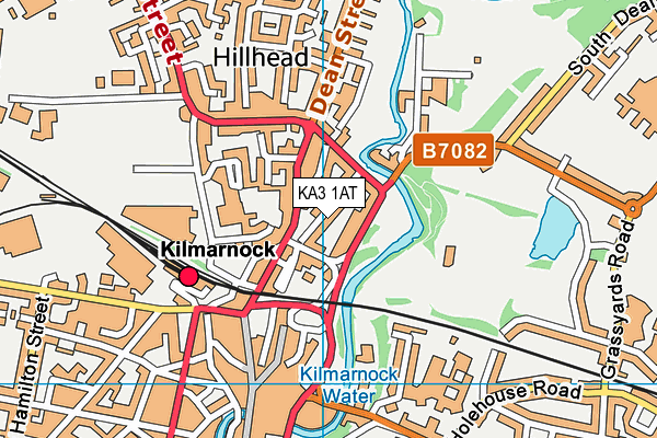 KA3 1AT map - OS VectorMap District (Ordnance Survey) KA3 1AT map - OS VectorMap District (Ordnance Survey)