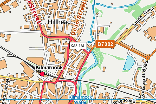 KA3 1AU map - OS VectorMap District (Ordnance Survey) KA3 1AU map - OS VectorMap District (Ordnance Survey)