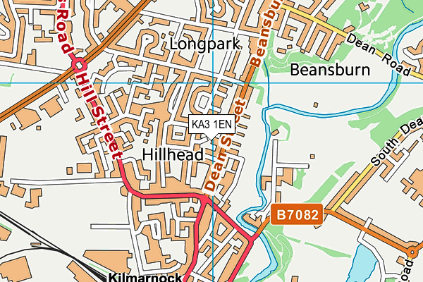 KA3 1EN map - OS VectorMap District (Ordnance Survey)
