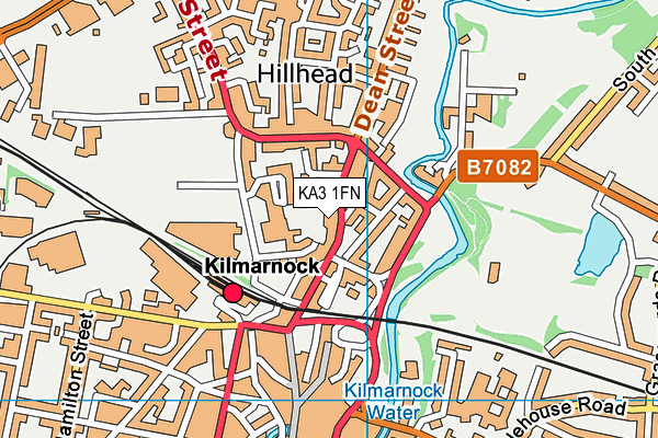 KA3 1FN map - OS VectorMap District (Ordnance Survey) KA3 1FN map - OS VectorMap District (Ordnance Survey)