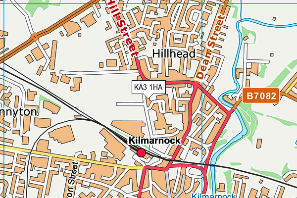 KA3 1HA map - OS VectorMap District (Ordnance Survey) KA3 1HA map - OS VectorMap District (Ordnance Survey)