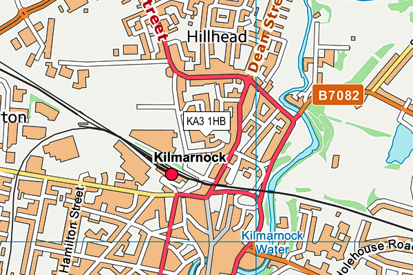KA3 1HB map - OS VectorMap District (Ordnance Survey) KA3 1HB map - OS VectorMap District (Ordnance Survey)