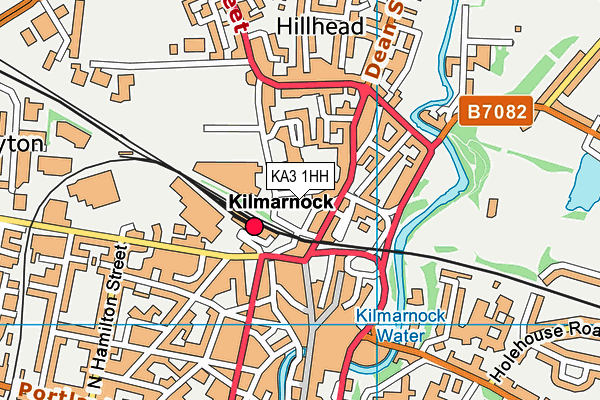 KA3 1HH map - OS VectorMap District (Ordnance Survey) KA3 1HH map - OS VectorMap District (Ordnance Survey)