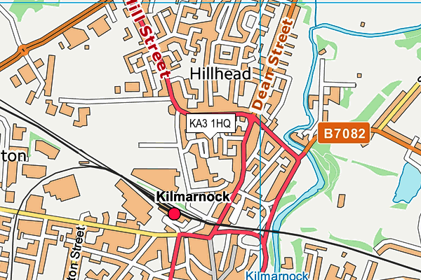KA3 1HQ map - OS VectorMap District (Ordnance Survey) KA3 1HQ map - OS VectorMap District (Ordnance Survey)