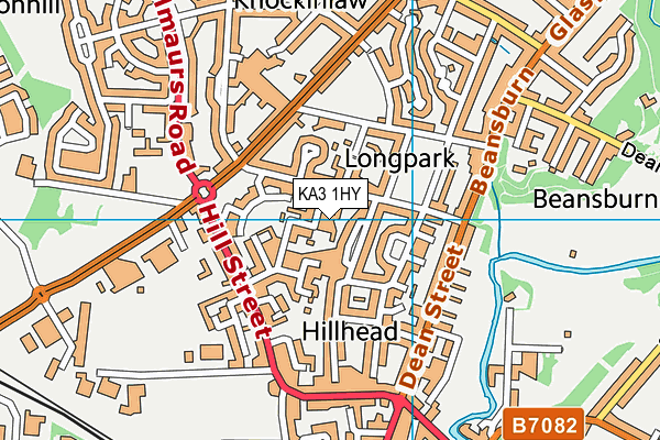 KA3 1HY map - OS VectorMap District (Ordnance Survey) KA3 1HY map - OS VectorMap District (Ordnance Survey)