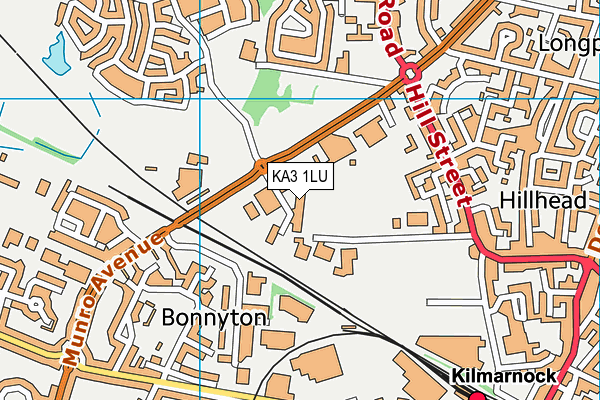 KA3 1LU map - OS VectorMap District (Ordnance Survey) KA3 1LU map - OS VectorMap District (Ordnance Survey)