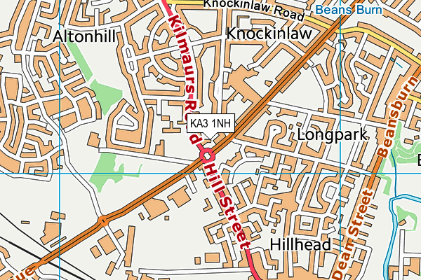KA3 1NH map - OS VectorMap District (Ordnance Survey) KA3 1NH map - OS VectorMap District (Ordnance Survey)
