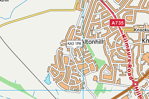 KA3 1PA map - OS VectorMap District (Ordnance Survey) KA3 1PA map - OS VectorMap District (Ordnance Survey)