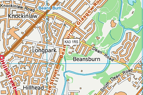 KA3 1RS map - OS VectorMap District (Ordnance Survey) KA3 1RS map - OS VectorMap District (Ordnance Survey)