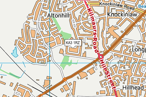 KA3 1RZ map - OS VectorMap District (Ordnance Survey) KA3 1RZ map - OS VectorMap District (Ordnance Survey)