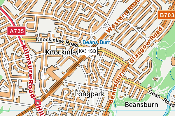 KA3 1SQ map - OS VectorMap District (Ordnance Survey) KA3 1SQ map - OS VectorMap District (Ordnance Survey)