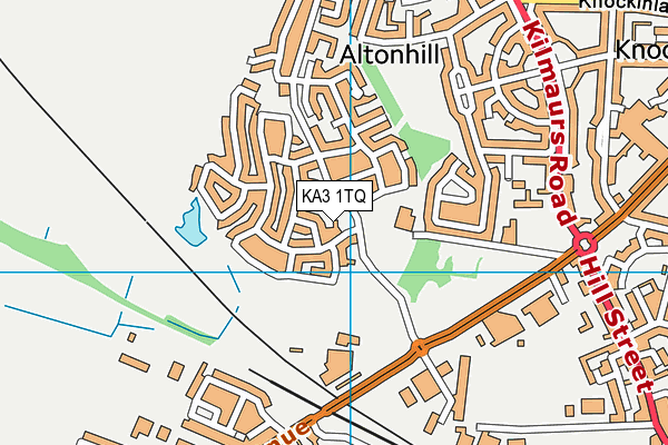 KA3 1TQ map - OS VectorMap District (Ordnance Survey) KA3 1TQ map - OS VectorMap District (Ordnance Survey)