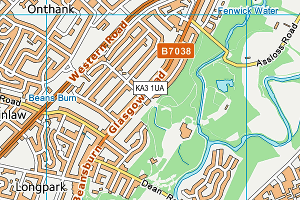 KA3 1UA map - OS VectorMap District (Ordnance Survey) KA3 1UA map - OS VectorMap District (Ordnance Survey)