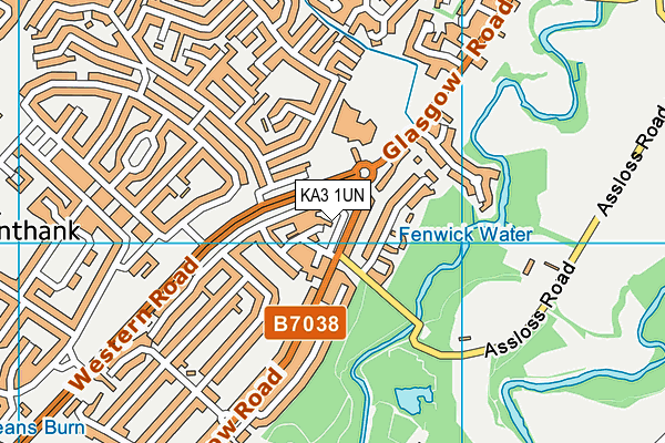 KA3 1UN map - OS VectorMap District (Ordnance Survey)