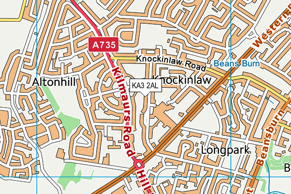 KA3 2AL map - OS VectorMap District (Ordnance Survey)