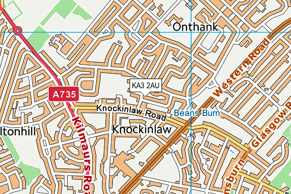 KA3 2AU map - OS VectorMap District (Ordnance Survey) KA3 2AU map - OS VectorMap District (Ordnance Survey)
