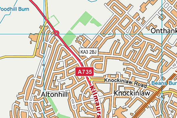 KA3 2BJ map - OS VectorMap District (Ordnance Survey) KA3 2BJ map - OS VectorMap District (Ordnance Survey)