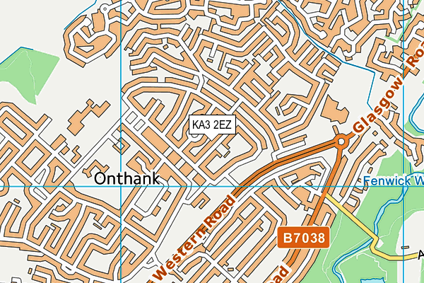 KA3 2EZ map - OS VectorMap District (Ordnance Survey) KA3 2EZ map - OS VectorMap District (Ordnance Survey)