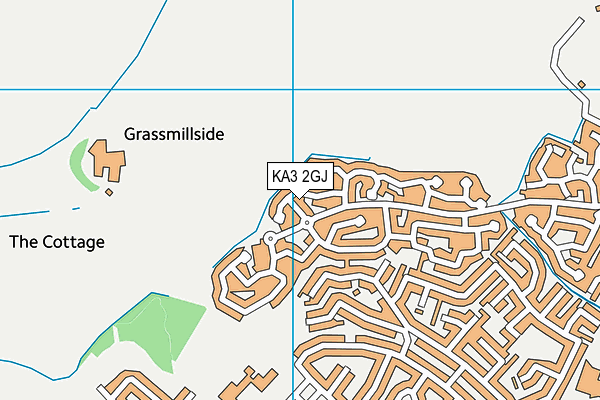 KA3 2GJ map - OS VectorMap District (Ordnance Survey) KA3 2GJ map - OS VectorMap District (Ordnance Survey)