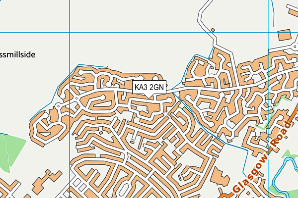 KA3 2GN map - OS VectorMap District (Ordnance Survey) KA3 2GN map - OS VectorMap District (Ordnance Survey)